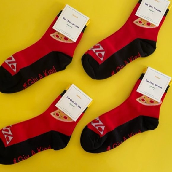 Brand new, Pizza socks, 100% organic cotton, unisex, size 7-12 - Picture 4 of 10